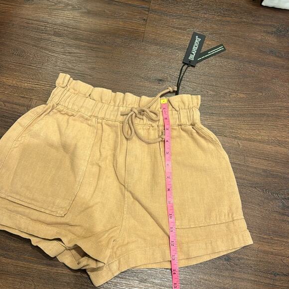 Blank NYC NWT Incense Shorts Tan 100% Ramie - Picture 13 of 13